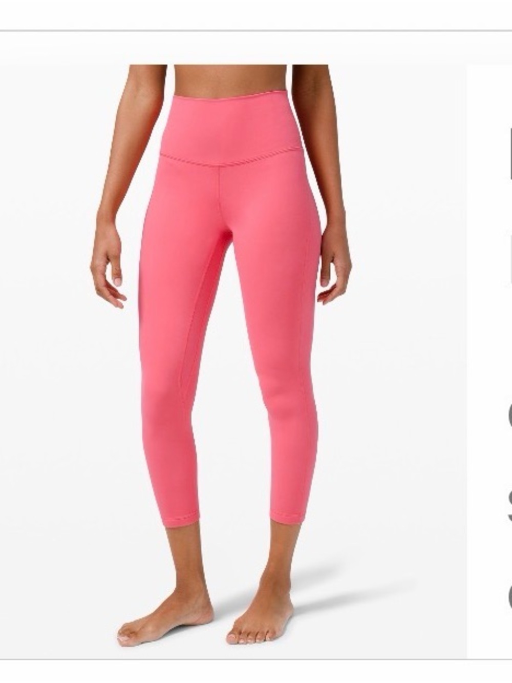 lululemon athletica Guava pinkHigh-Waist Leggings size 8